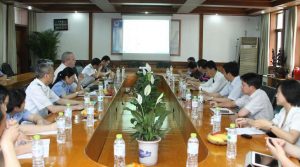 Visiting with the Jiangsu Police Academy Forensic Staff