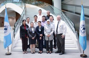 Interpol Singapore ten students from nine Southeast Asia countries